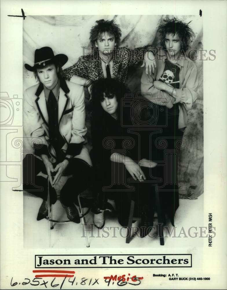 1993 Press Photo Jason and The Scorchers - alternative country band - hcp07875- Historic Images