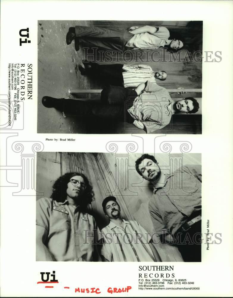 1996 Press Photo Members of the music group Ui pose for photographs - hcp07980- Historic Images