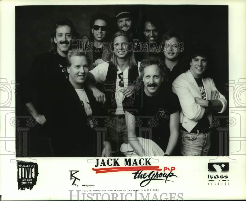 1991 Press Photo Members of the pop group Jack Mack The Group - hcp08035- Historic Images