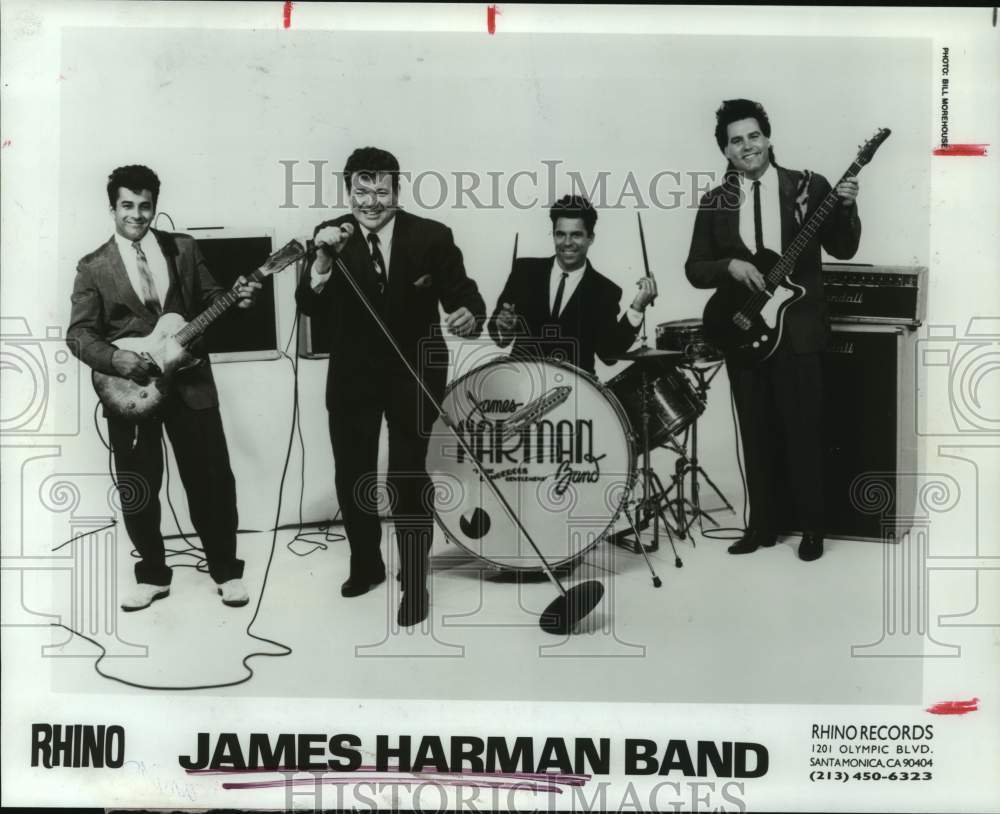 1988 Press Photo Members of the James Harman Band - hcp08044- Historic Images