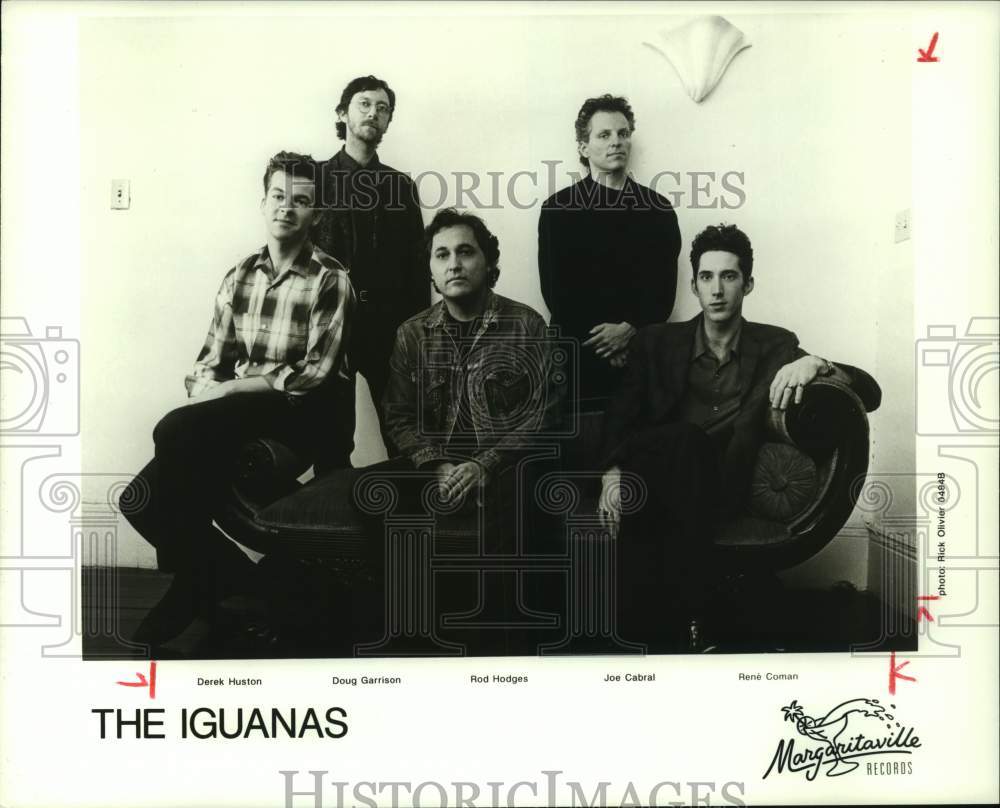 1993 Press Photo Members of the music group The Iguanas - hcp08131- Historic Images