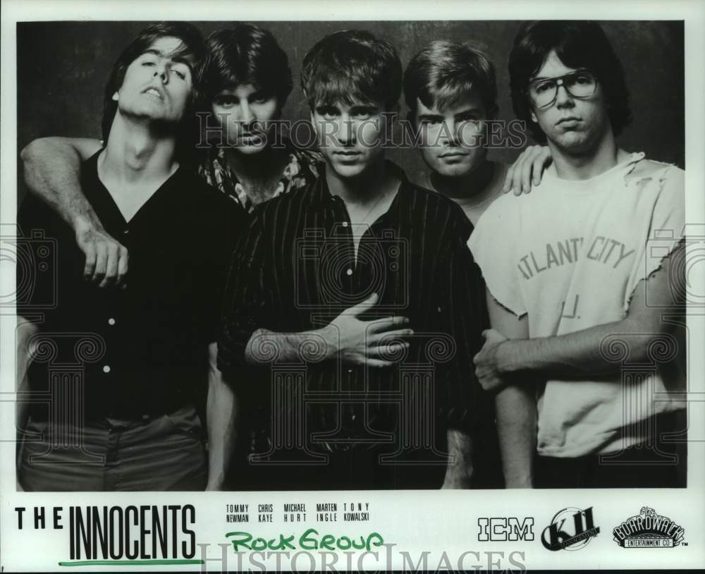 1983 Press Photo Members of the rock music group The Innocents - hcp08137- Historic Images