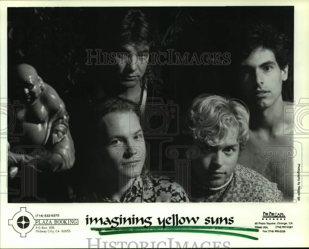 1989 Press Photo Members of the music group Imagining Yellow Suns - hcp08142- Historic Images