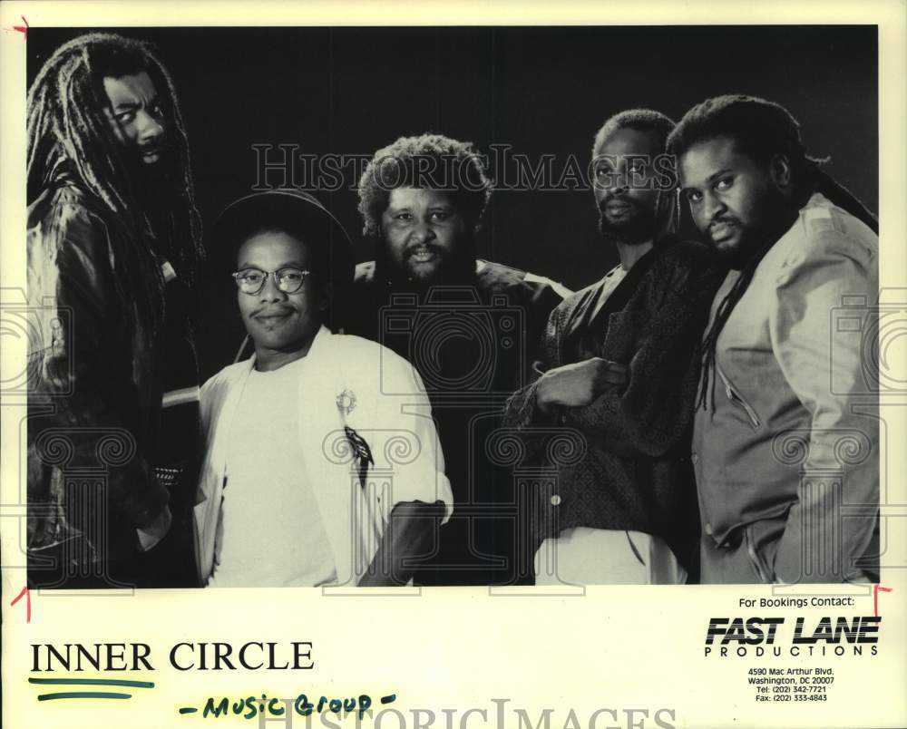 1990 Press Photo Music Group &quot;Inner Circle&quot; - hcp08151- Historic Images