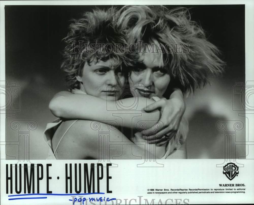 1986 Press Photo Humpe - Humpe music group - hcp08321- Historic Images