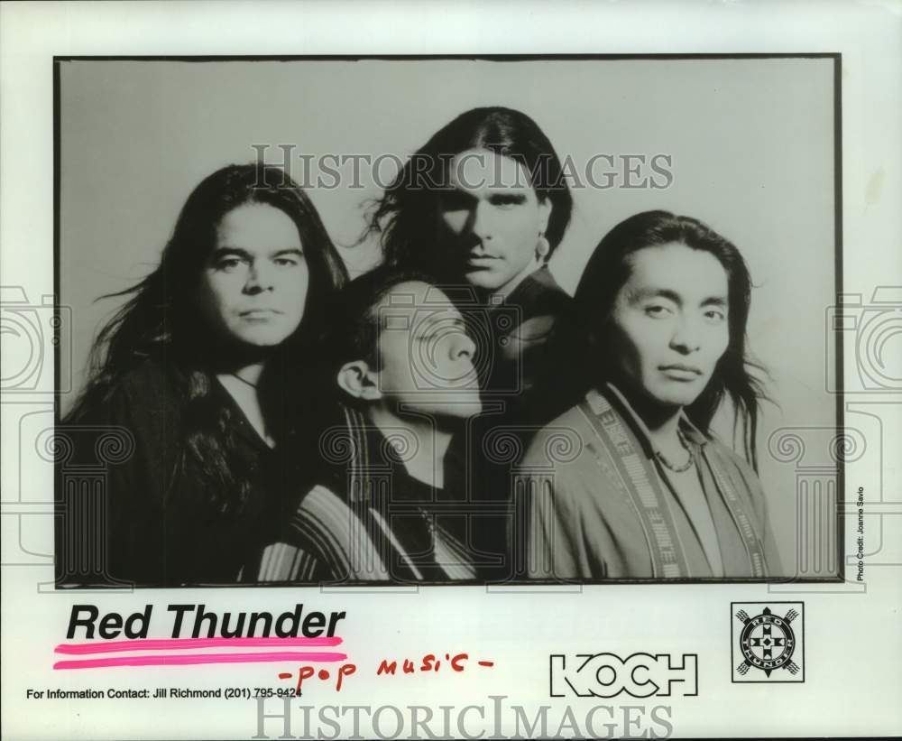 1996 Press Photo Red Thunder rock band - hcp08379- Historic Images