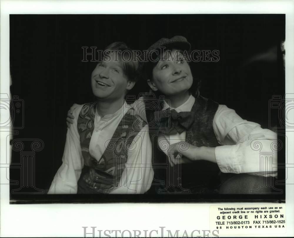 1995 Press Photo &quot;As You Like It&quot; - Houston Shakespeare Festival scene- Historic Images