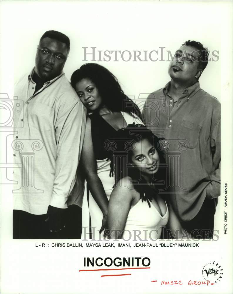 1997 Press Photo Music Group Incognito - hcp08537- Historic Images