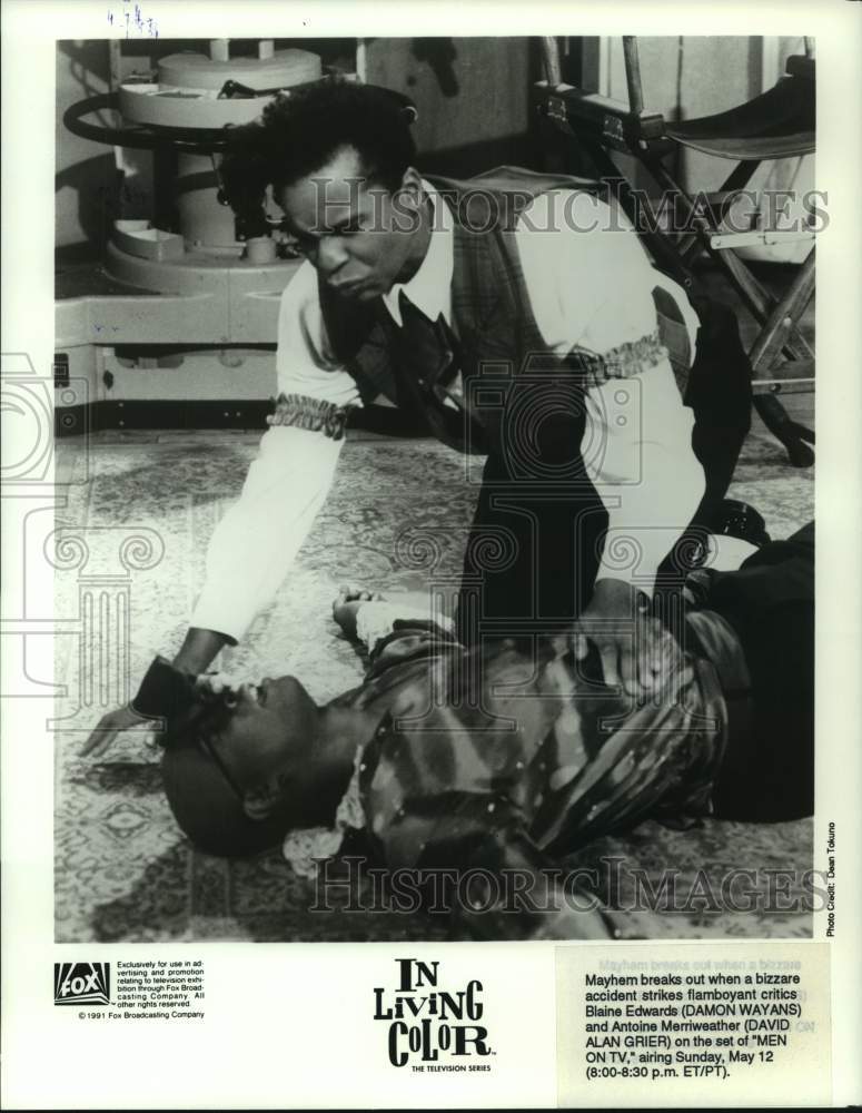 1991 Press Photo Damon Wayans and David Alan Grier act in TV series - hcp08557- Historic Images