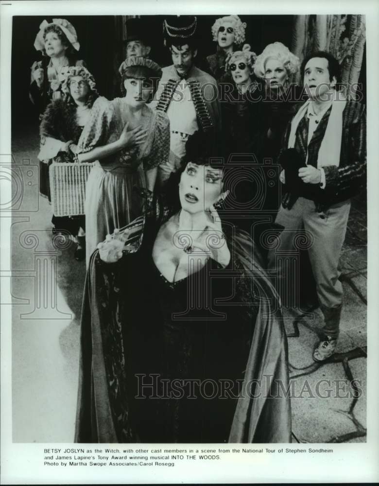 1990 Press Photo Betsy Joslyn and cast in the musical Into The Woods - hcp08575- Historic Images