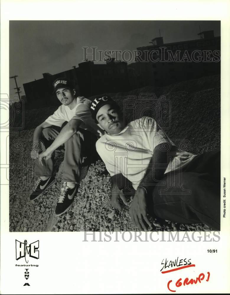 1991 Press Photo Members of the music group Skanless - hcp08665- Historic Images