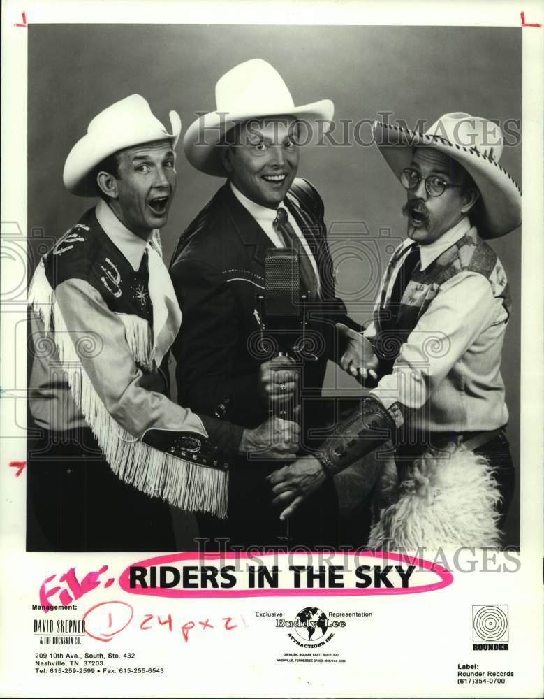 1997 Press Photo Members of the music group Riders in the Sky - hcp08695- Historic Images