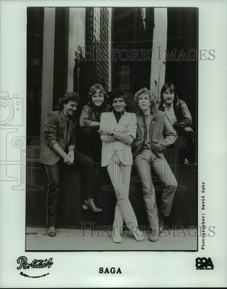 1984 Press Photo pop group Saga - hcp08700- Historic Images