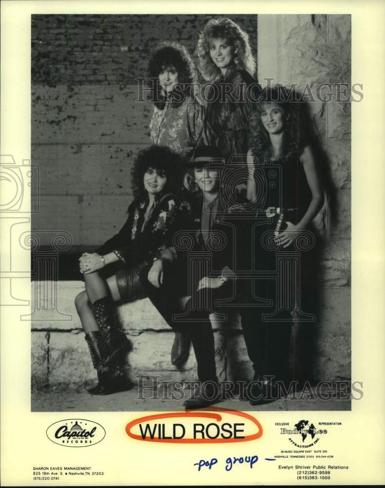 1991 Press Photo Pop music group Wild Rose - hcp08845- Historic Images