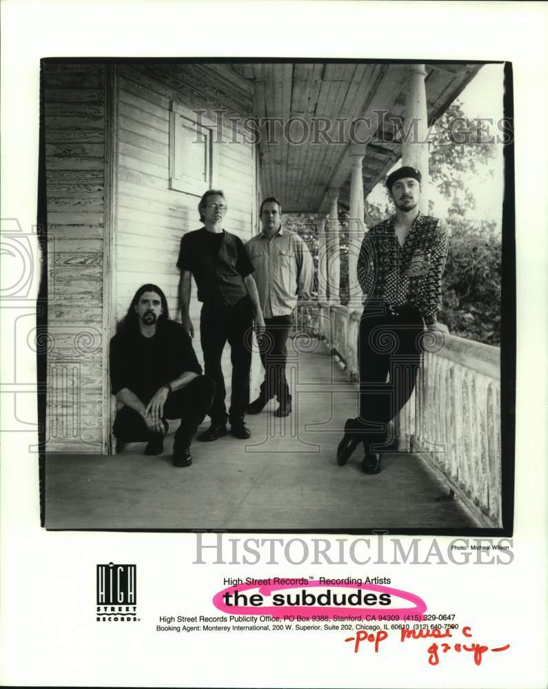 1996 Press Photo Members of the pop music group The Subdudes - hcp09020- Historic Images