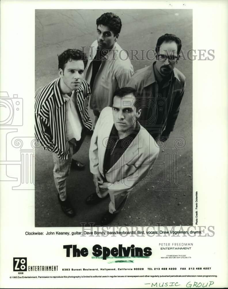 1993 Press Photo Members of the music group The Spelvins - hcp09093- Historic Images