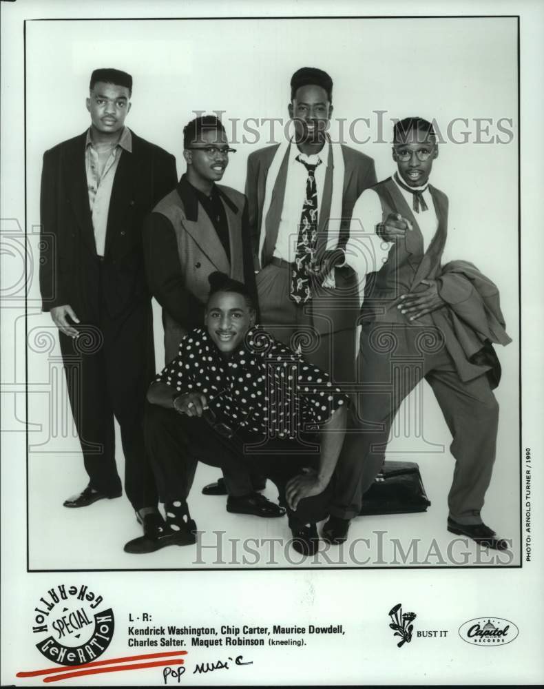 1990 Press Photo Members of the pop music group Special Generation - hcp09098- Historic Images