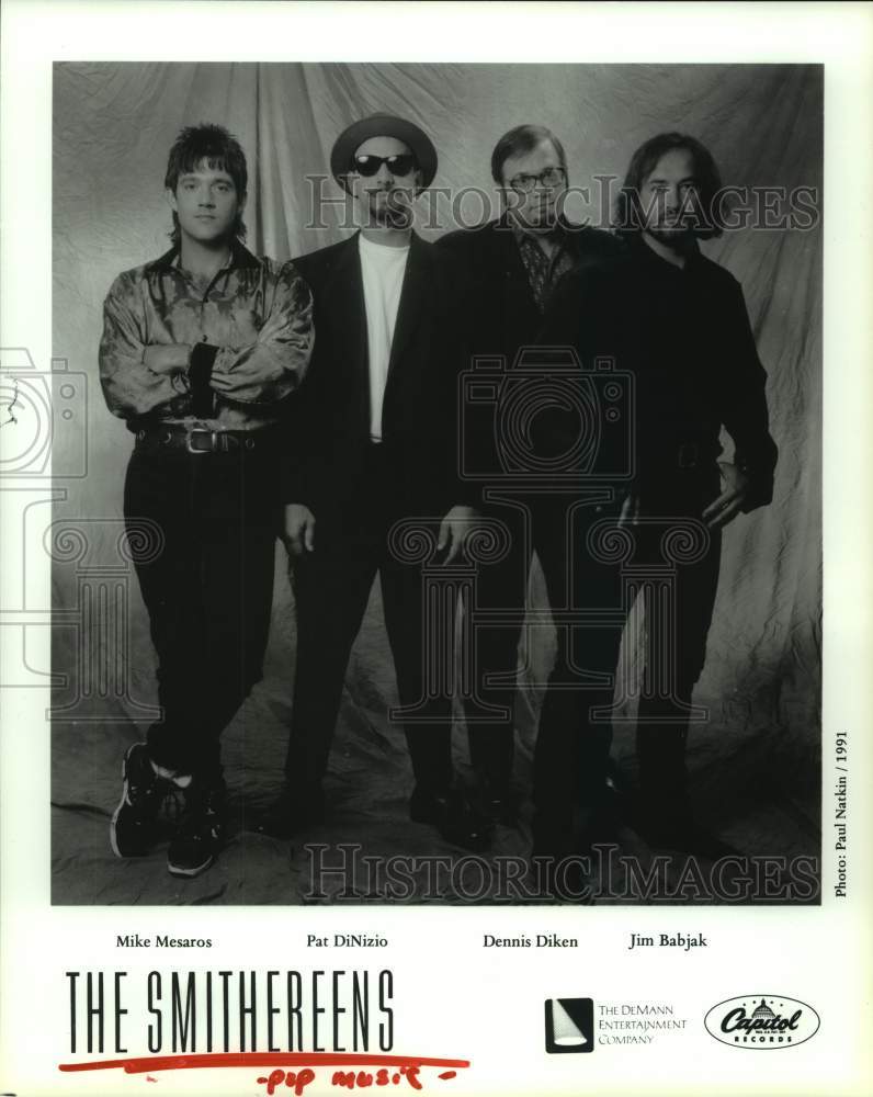 1991 Press Photo Members of the pop music group The Smithereens - hcp09125- Historic Images