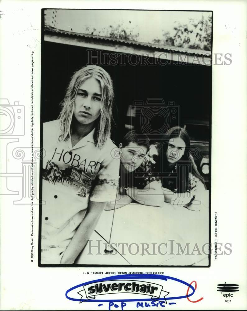 1996 Press Photo Pop music group Silverchair. - hcp09166- Historic Images