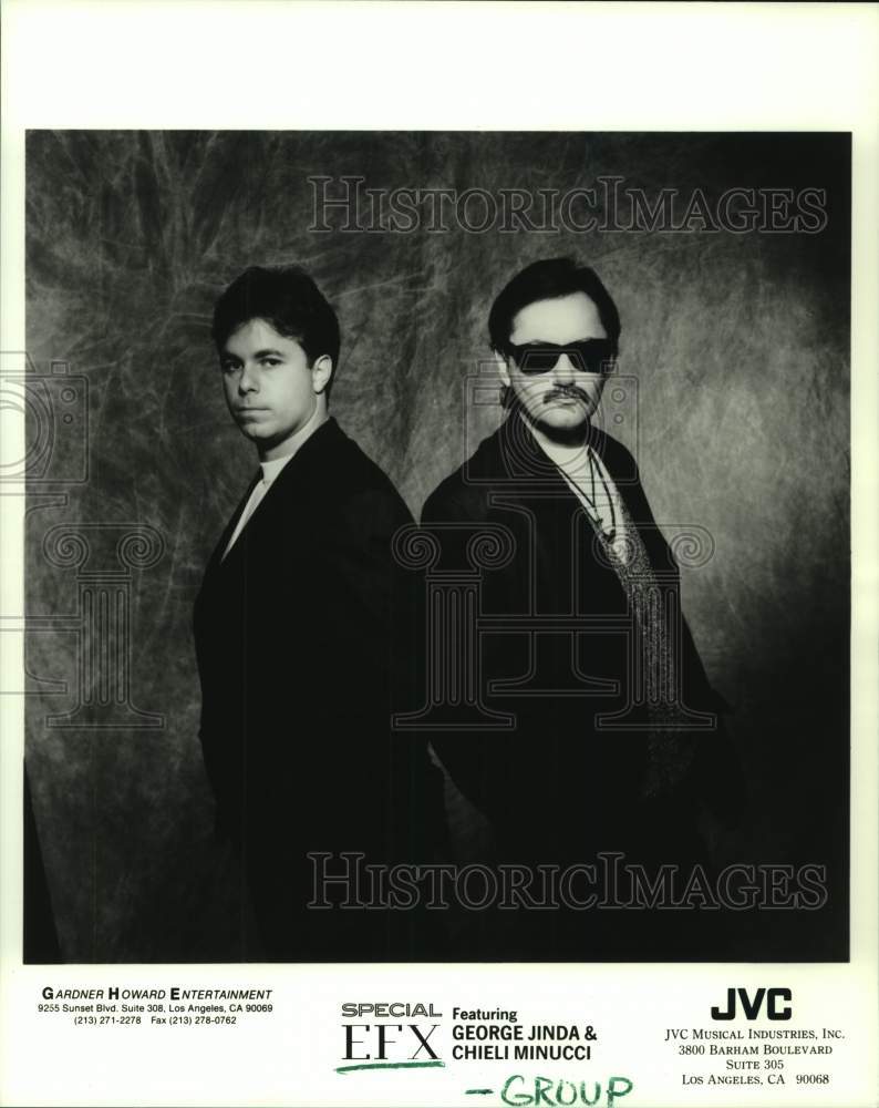 1986 Press Photo Music Group Special EFX Featuring George Jinda, Chieli Minucci- Historic Images