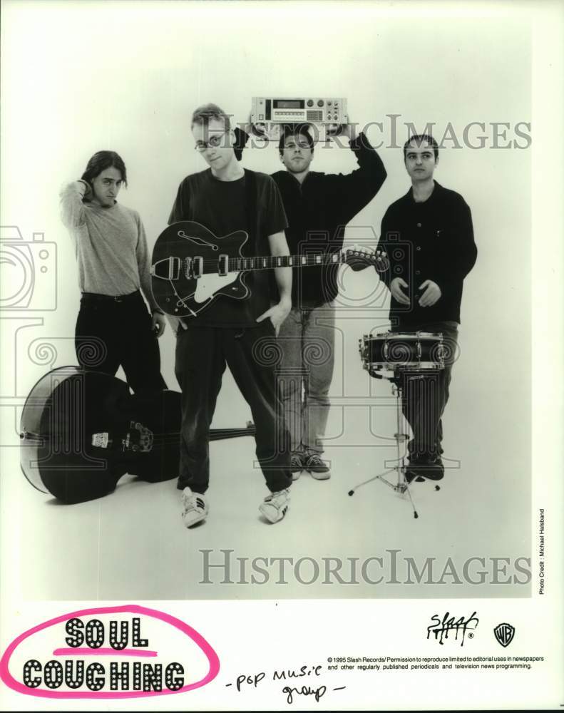 1995 Press Photo Members of the musical group &quot;Soul Coughing&quot; - hcp09252- Historic Images