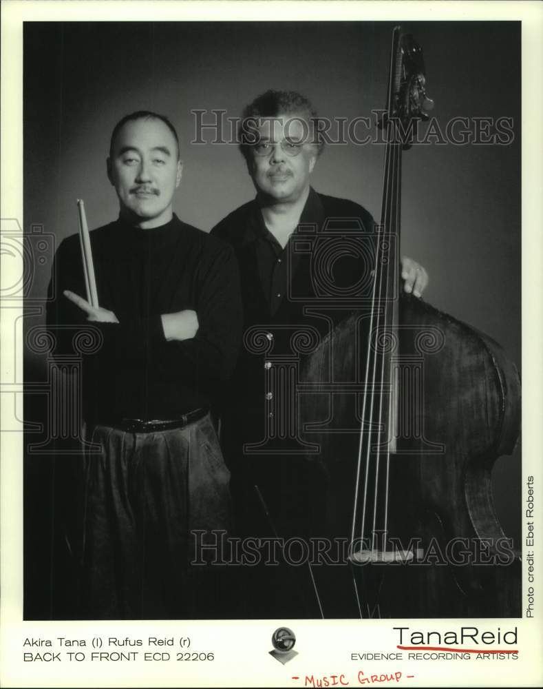 1998 Press Photo Akira Tana, Rufus Reid are TanaReid music group - hcp09414- Historic Images