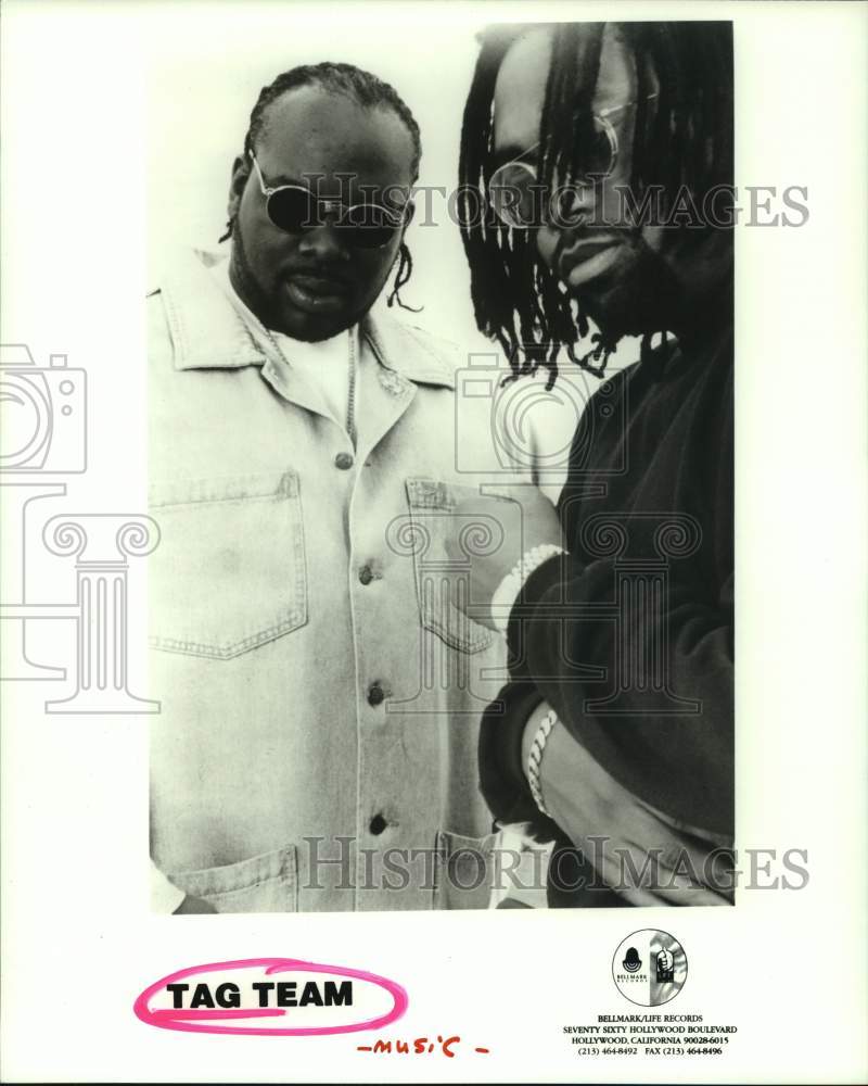 1994 Press Photo Hip hop rap duo - Tag Team - hcp09425- Historic Images