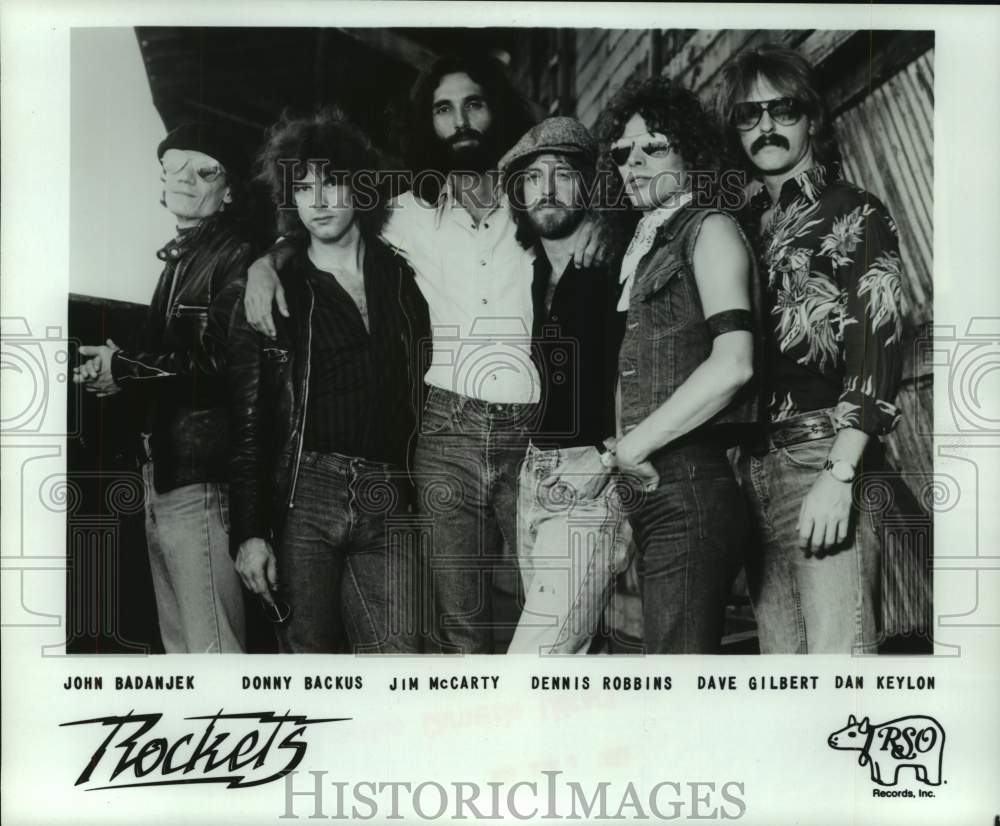 1981 Press Photo Members of the rock band The Rockets - hcp09538- Historic Images