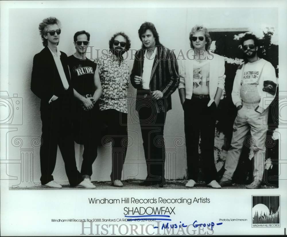 1986 Press Photo The Shadowfax music group - hcp09590- Historic Images