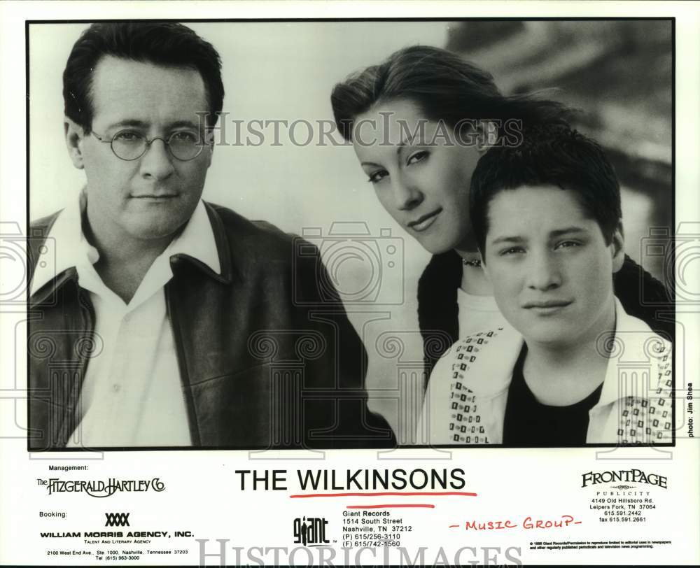 1998 Press Photo Music Group &quot;The Wilkinsons&quot;. - hcp09682- Historic Images