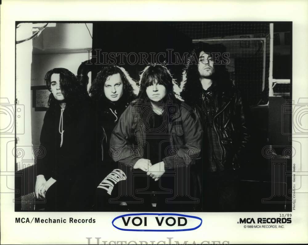 1989 Press Photo Rock music group &quot;Voi Vod&quot;. - hcp09717- Historic Images