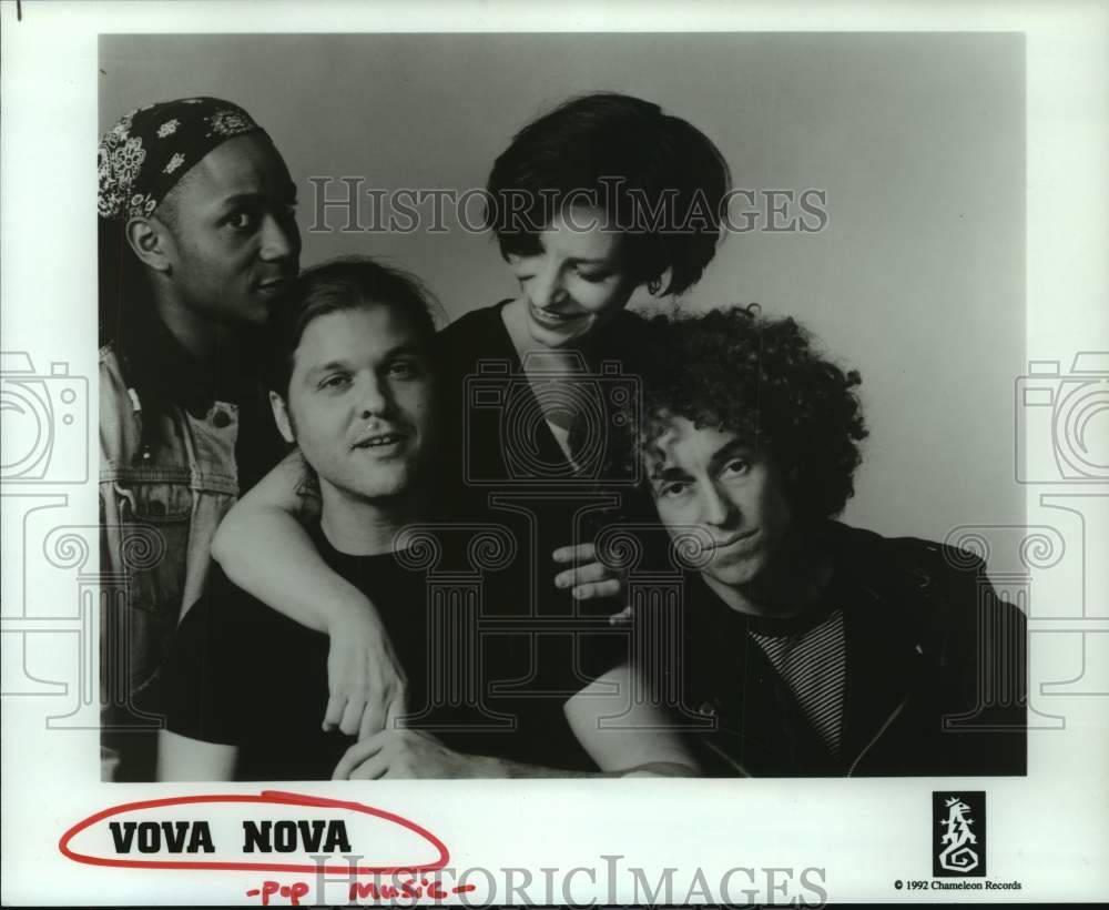 1992 Press Photo Pop music group &quot;Vova Nova&quot;. - hcp09721- Historic Images