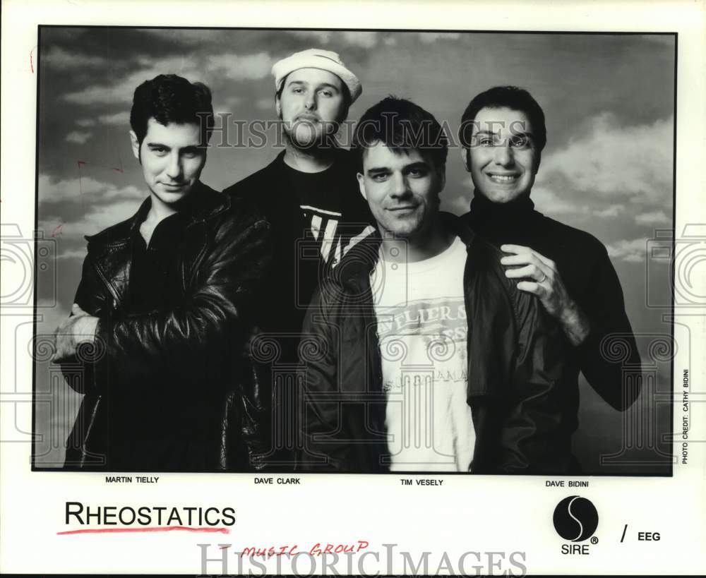 1995 Press Photo Music Group &quot;Rheostatics&quot; - hcp09900- Historic Images