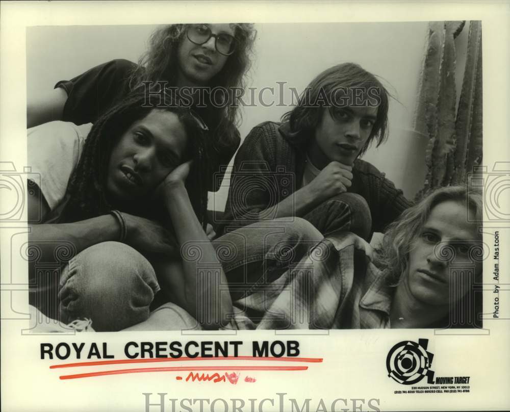 1989 Press Photo Royal Crescent Mob - funk rock band - hcp09909- Historic Images