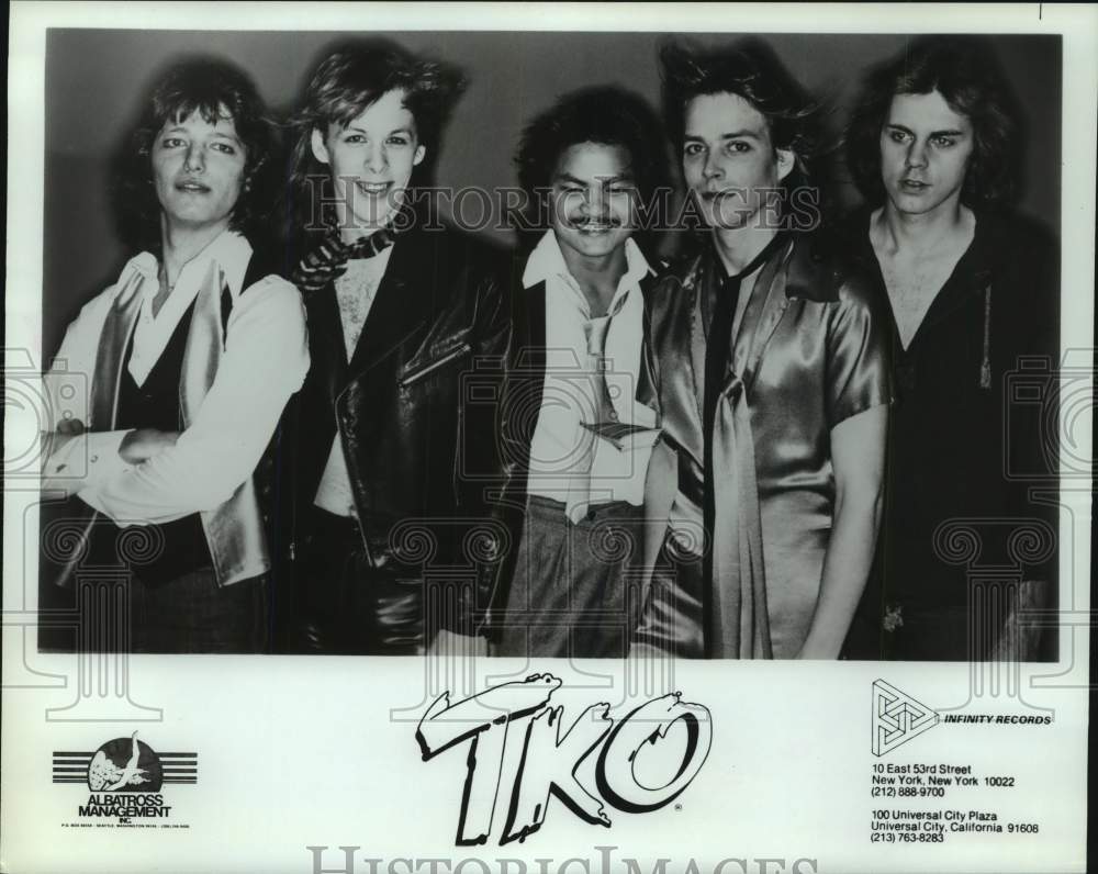 1981 Press Photo Pop music group TKO - hcp10047- Historic Images