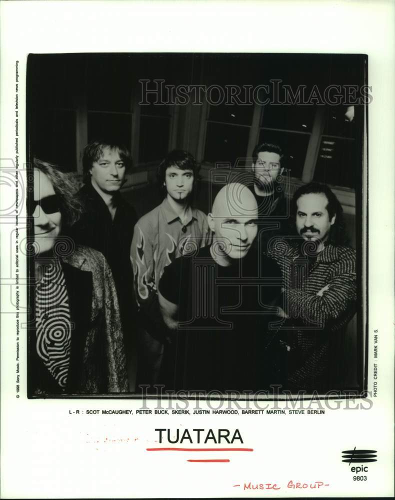 1998 Press Photo Music Group &quot;Tuatara&quot; - hcp10184- Historic Images