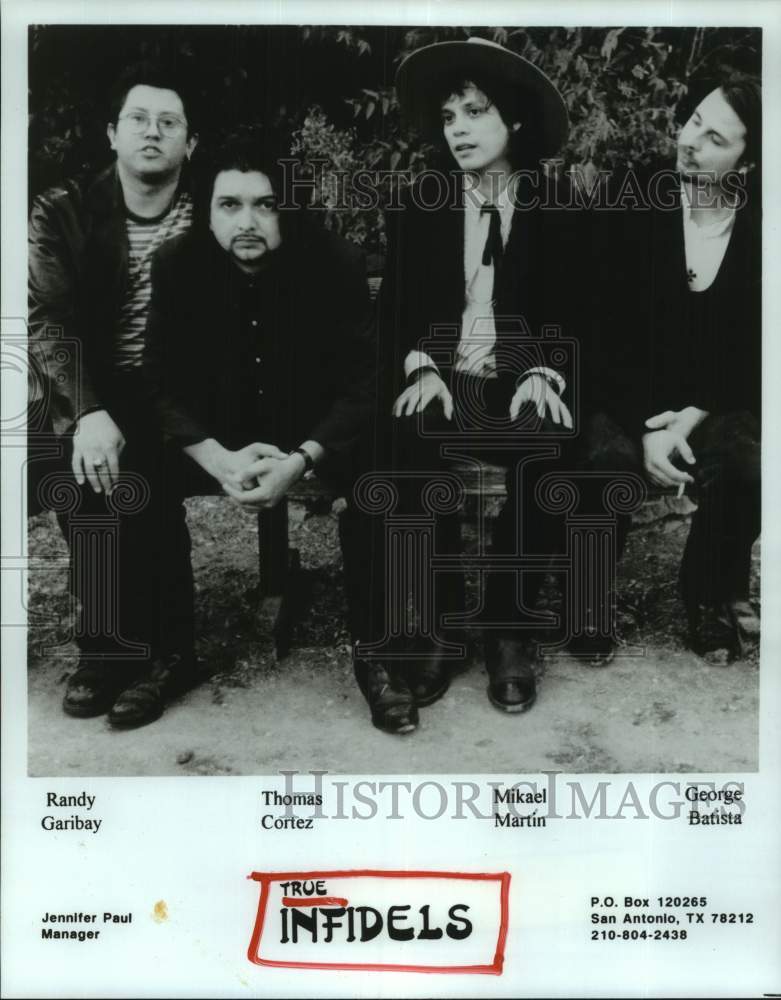 1996 Press Photo Music Group &quot;True Infidels&quot; - hcp10221- Historic Images