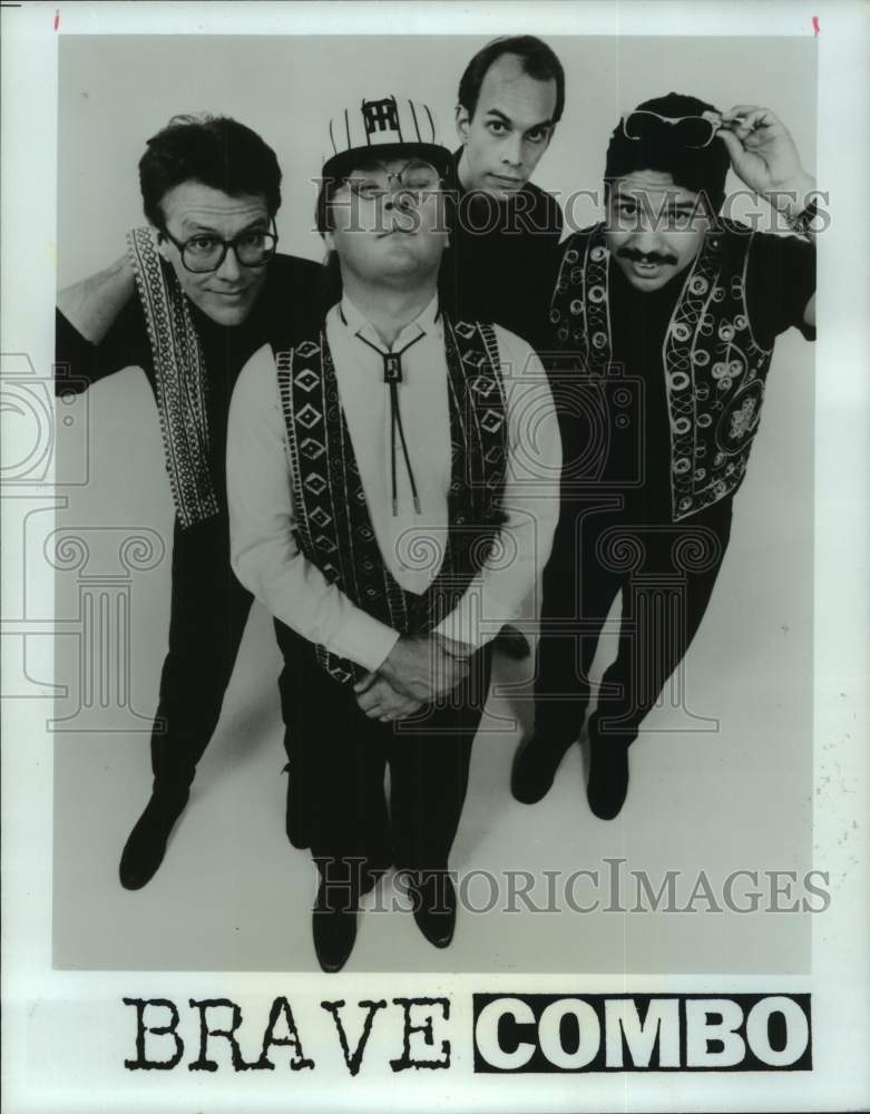 1992 Press Photo Texas Band &quot;Brave Combo&quot; - hcp10310- Historic Images