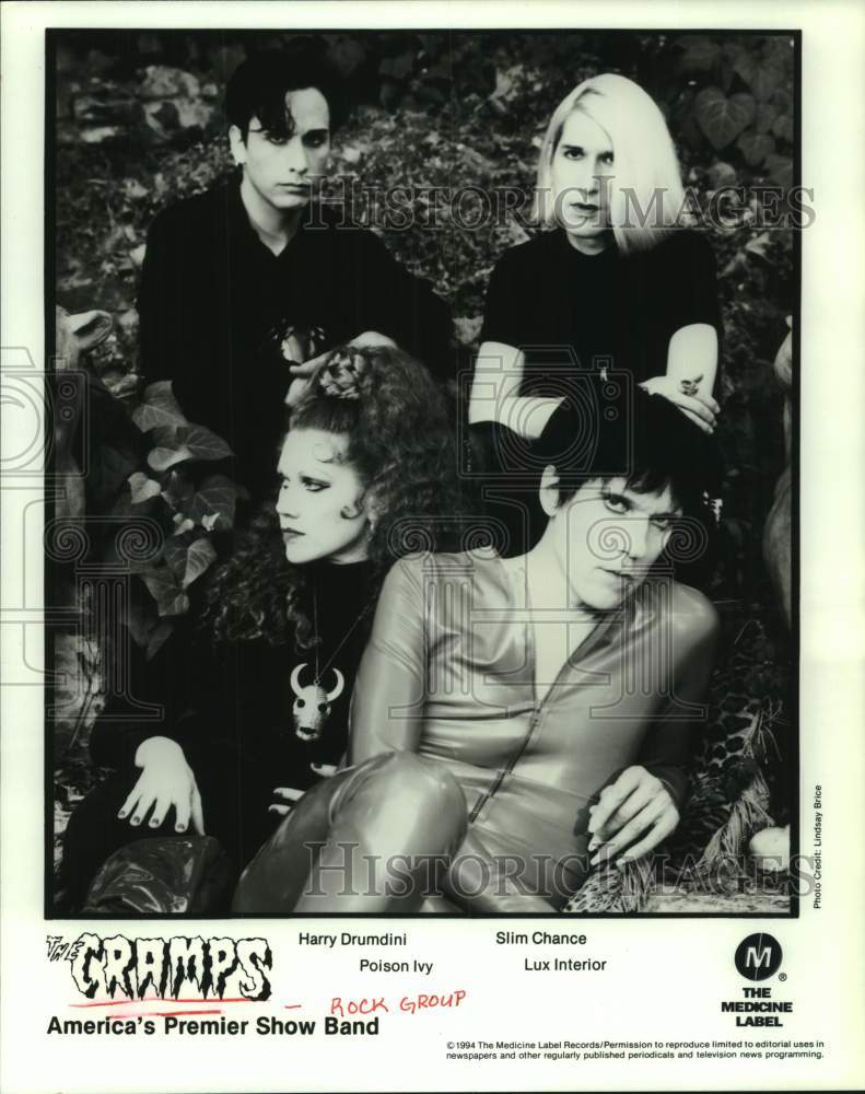 1994 Press Photo Rock Group &quot;The Cramps&quot; America&#39;s Premier Show Band - hcp10351- Historic Images