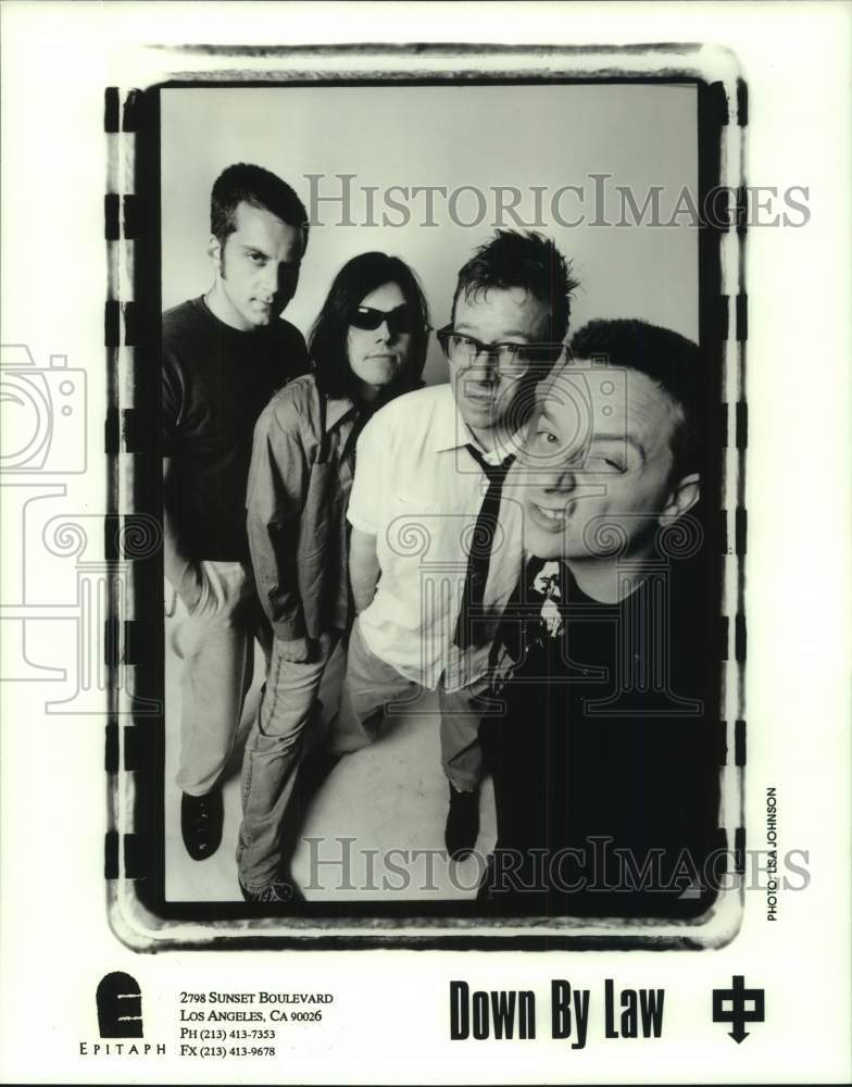 1996 Press Photo Down by Law - punk rock band - hcp10539- Historic Images