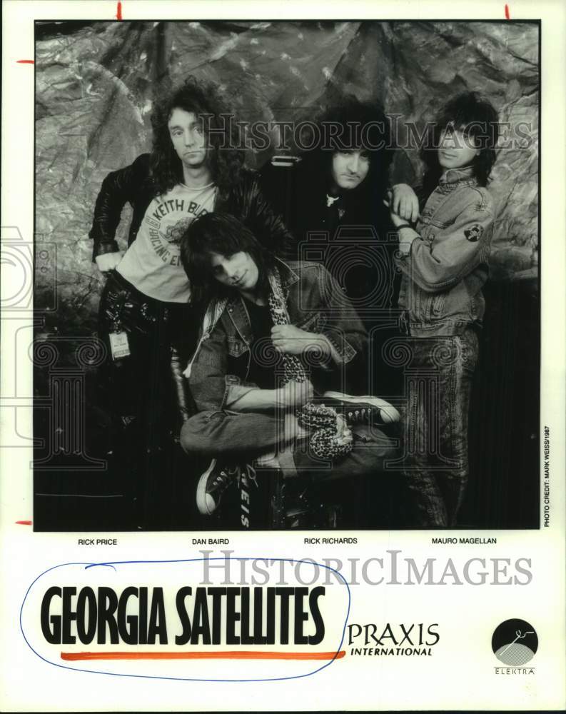 1987 Press Photo Members of the music group Georgia Satellites - hcp10691- Historic Images