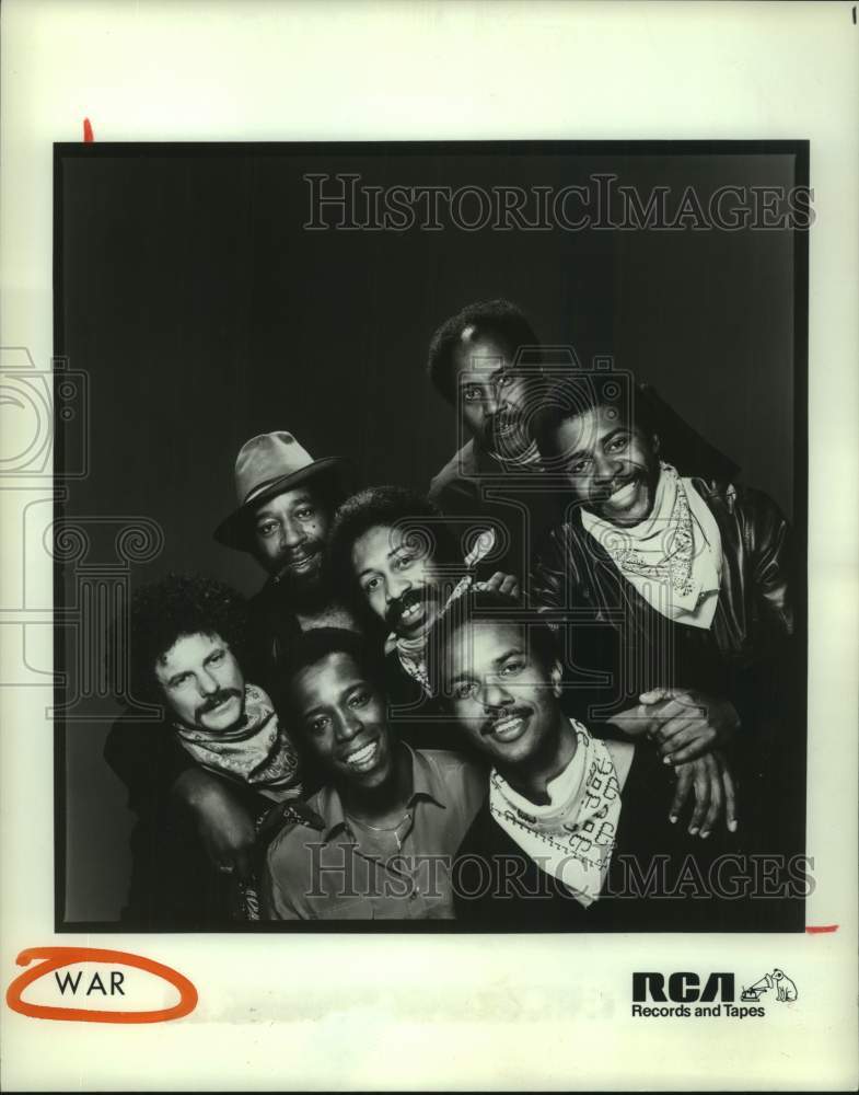 1986 Press Photo Pop music group WAR. - hcp10709- Historic Images