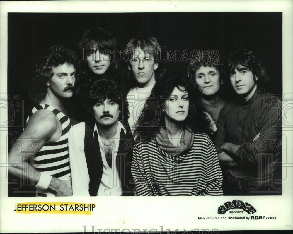 1982 Press Photo Pop Music group &quot;Jefferson Starship&quot;. - hcp10748- Historic Images