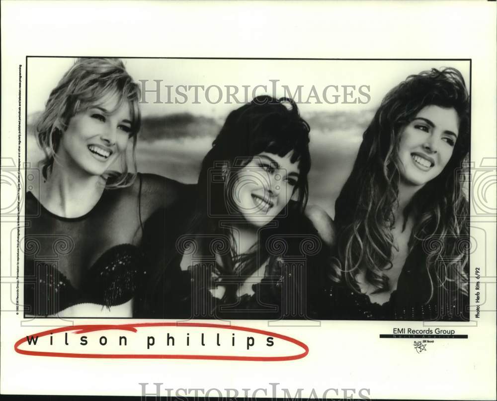 1992 Press Photo Music group &quot;Wilson Phillips&quot;. - hcp10756- Historic Images