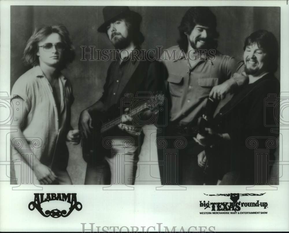 1982 Press Photo Pop music group Alabama. - hcp10830- Historic Images