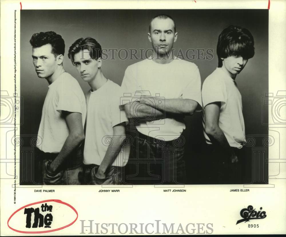 1989 Press Photo British Rock Group &quot;The The&quot; - hcp10873- Historic Images