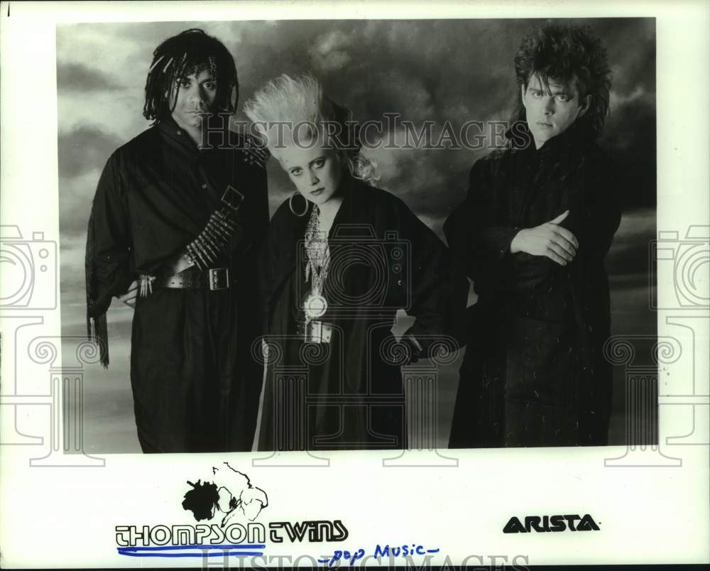 1986 Press Photo Pop Music Group "Thompson Twins" - hcp10879- Historic Images