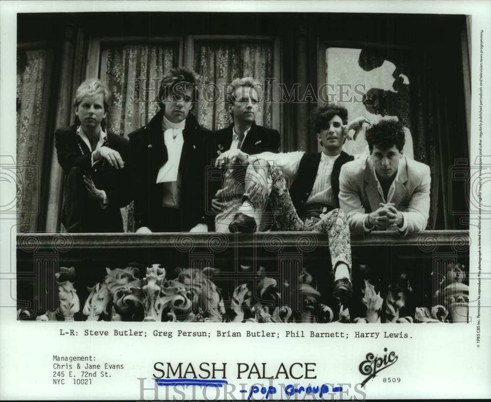 1985 Press Photo Pop Group Smash Palace - hcp10896- Historic Images