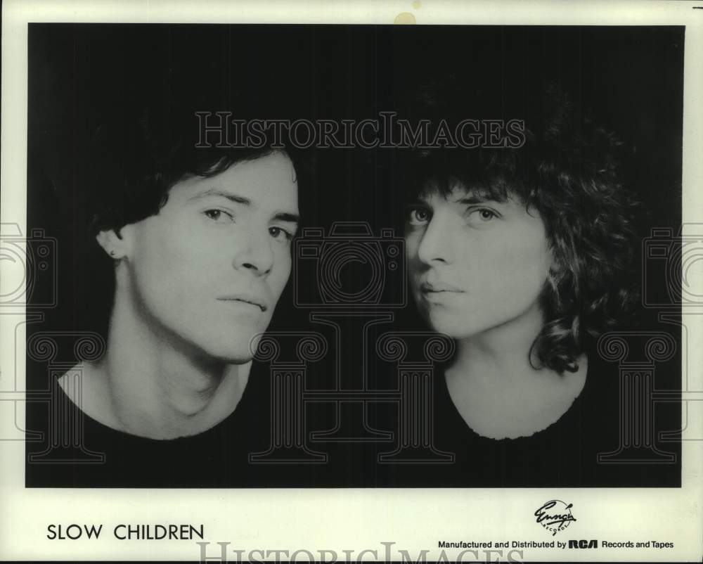 1982 Press Photo Pop Music Group &quot;Slow Children&quot; - hcp10911- Historic Images