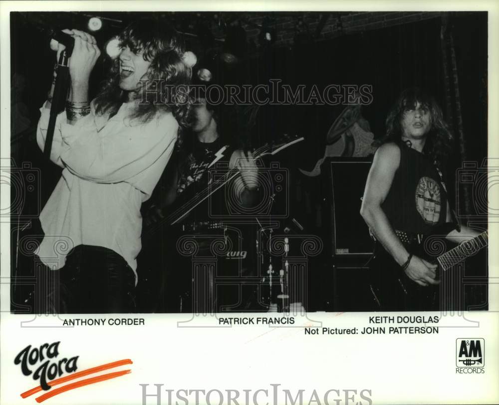 1989 Press Photo Music Group &quot;Tora Tora&quot; - hcp10972- Historic Images